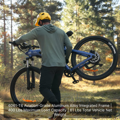 Le vélo électrique HX Q5 Shark est équipé d'une batterie 48V 20Ah